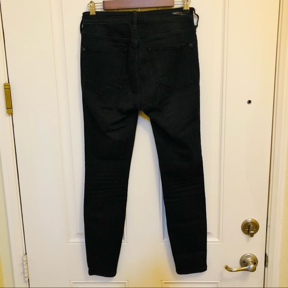 Pilcro and the Letterpress High-Rise Denim Legging black jeans Anthropologie 27 - Picture 9 of 14